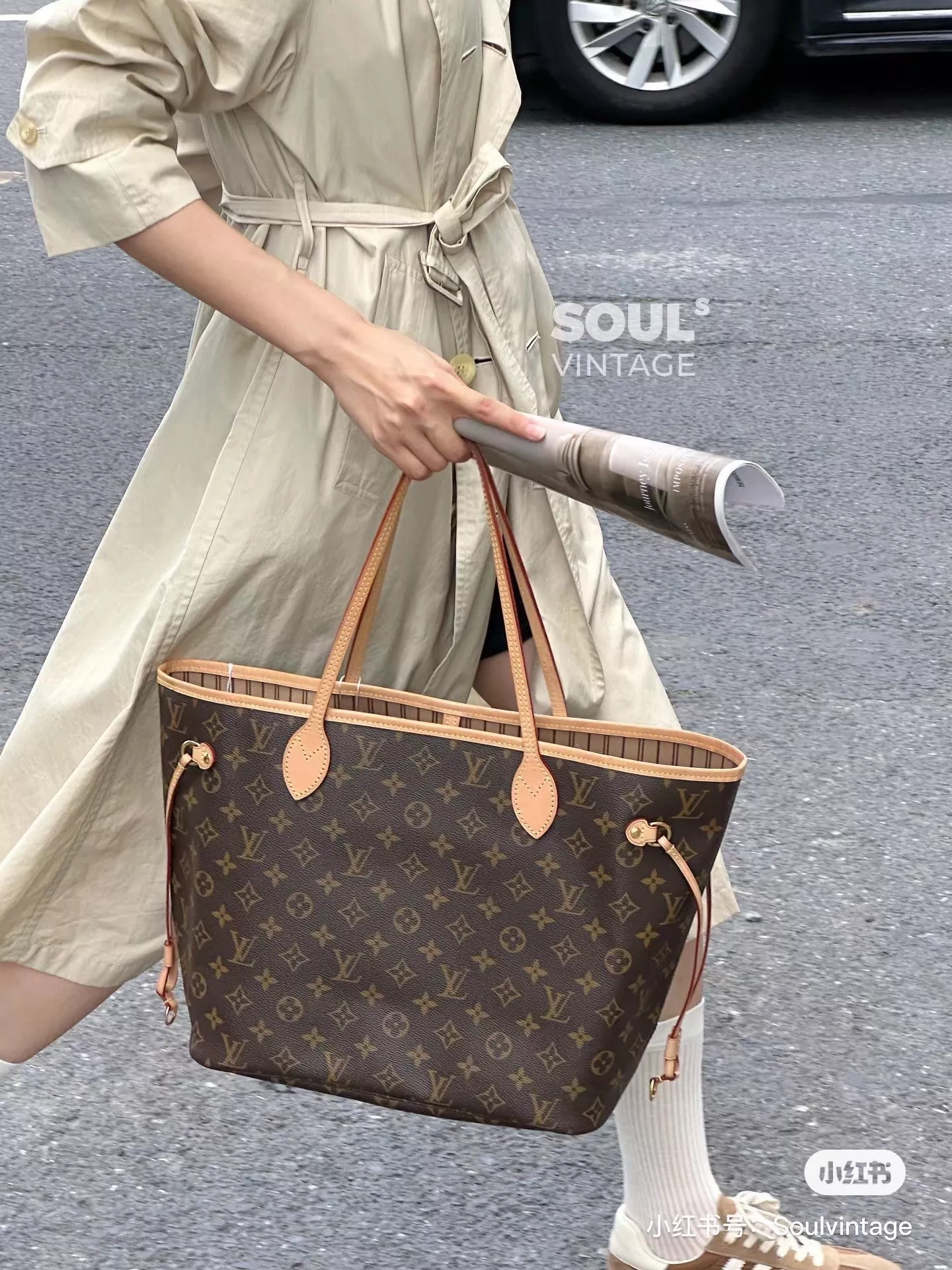루이비통 네버풀 중형 쇼핑백 상세 이미지 21