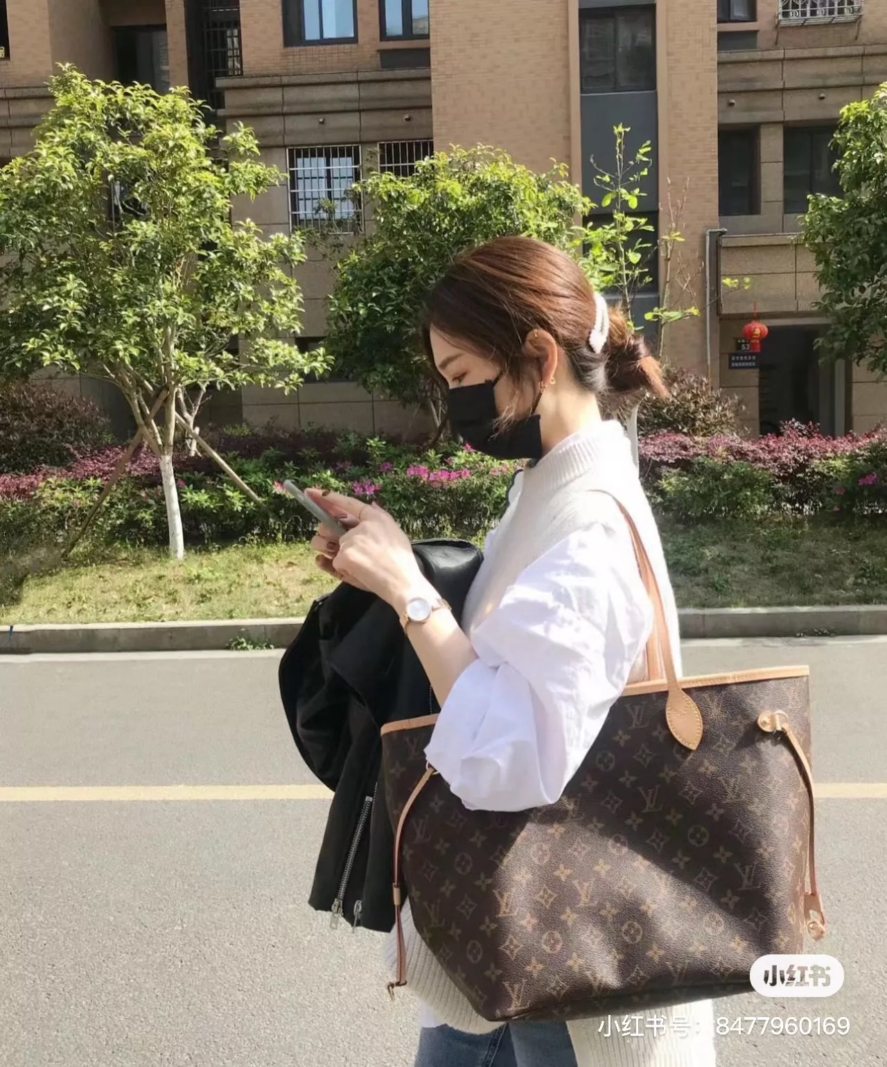 루이비통 네버풀 중형 쇼핑백 상세 이미지 20