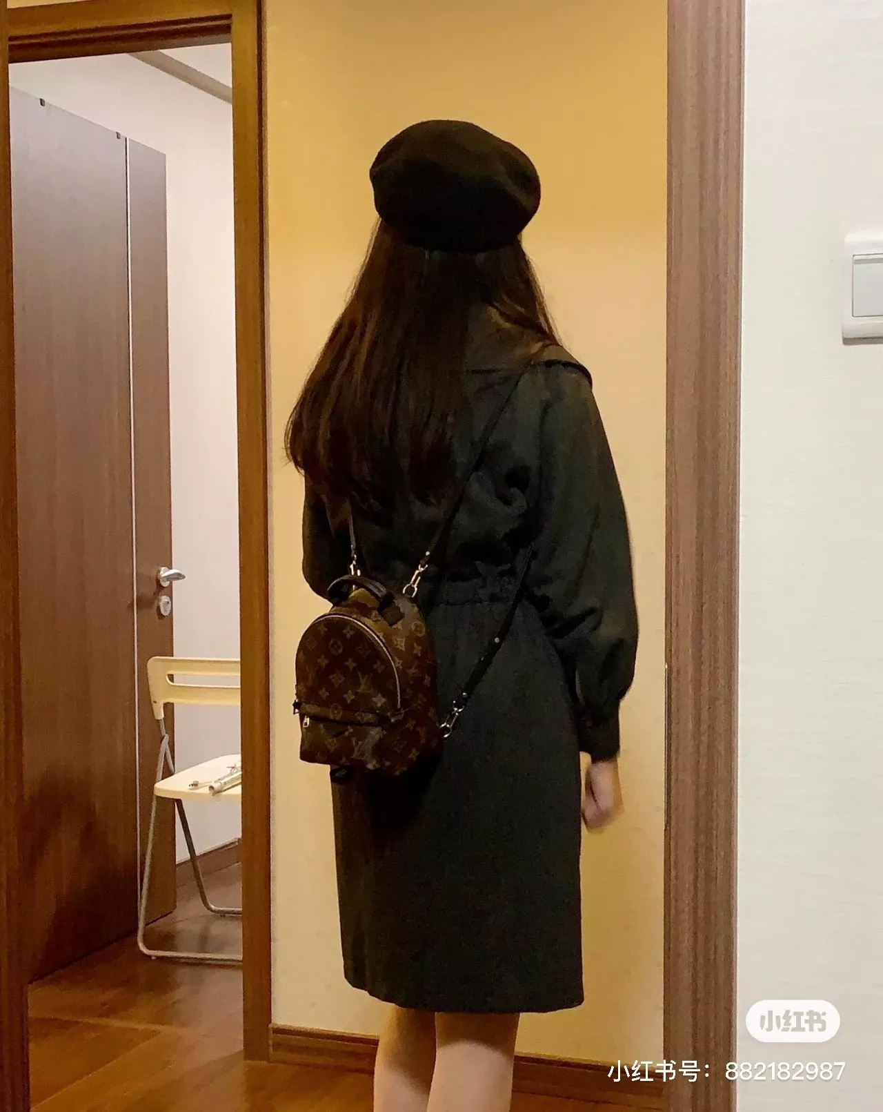 루이비통 미니 모노그램 더블 스트랩 백 상세 이미지 20