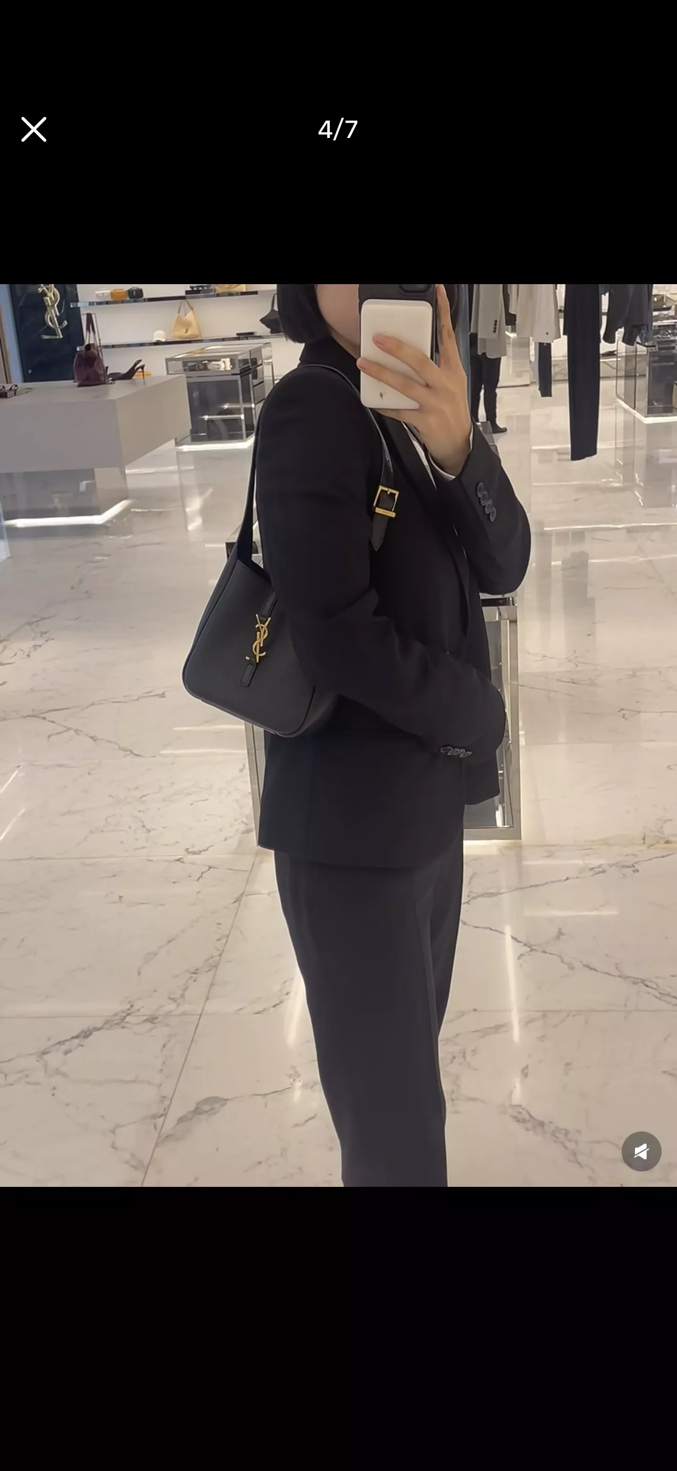 입생로랑 가비 버킷 스타일 숄더 백 상세 이미지 15