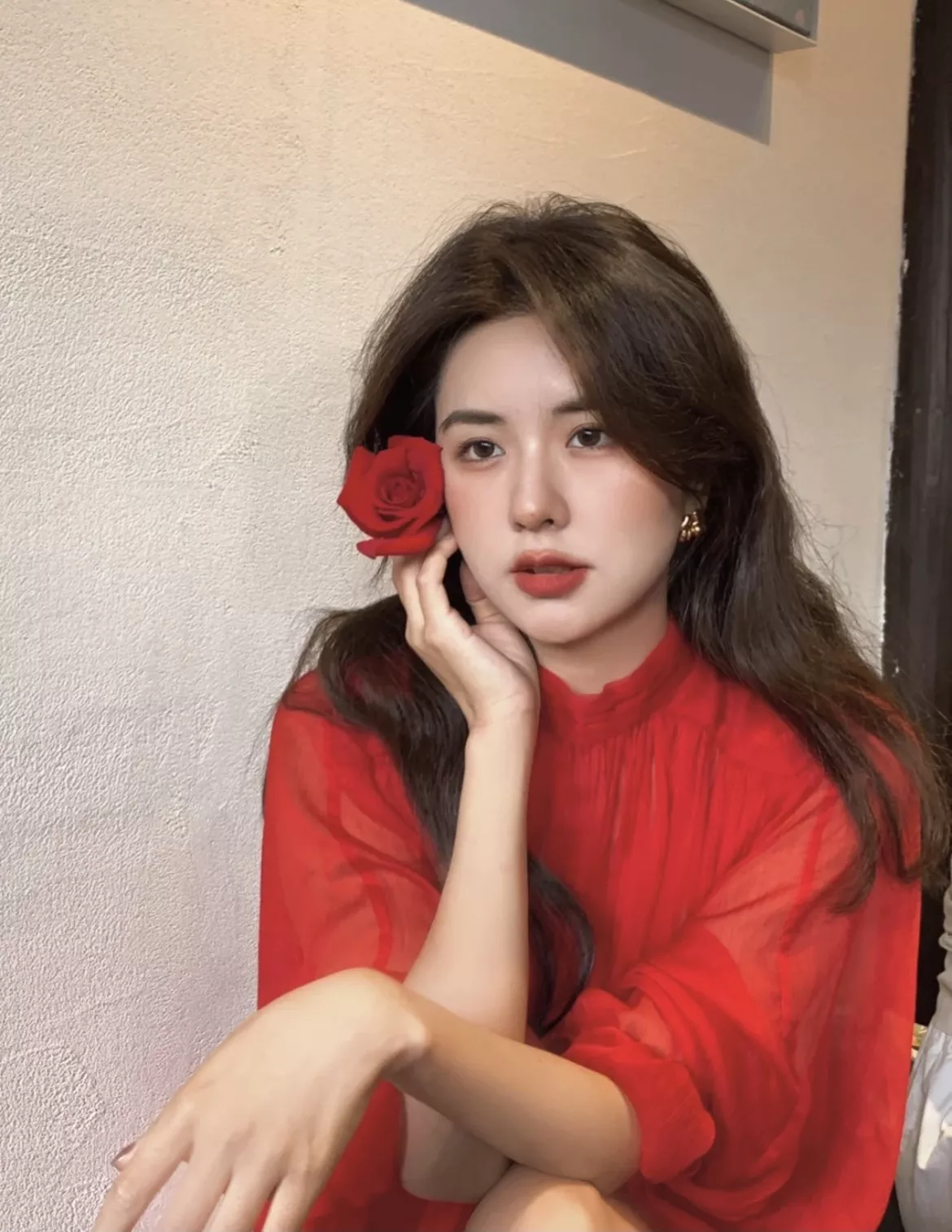 샤넬 빈티지 무드 플라워 이어링 상세 이미지 16