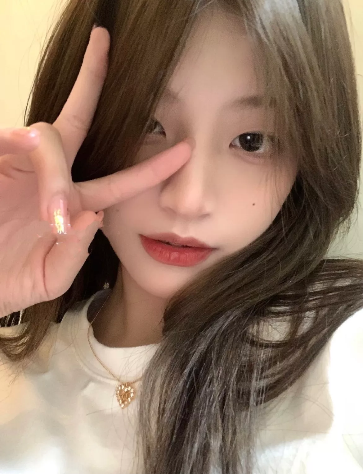 디올 빈티지 무드 하트 로고 네크리스 상세 이미지 10