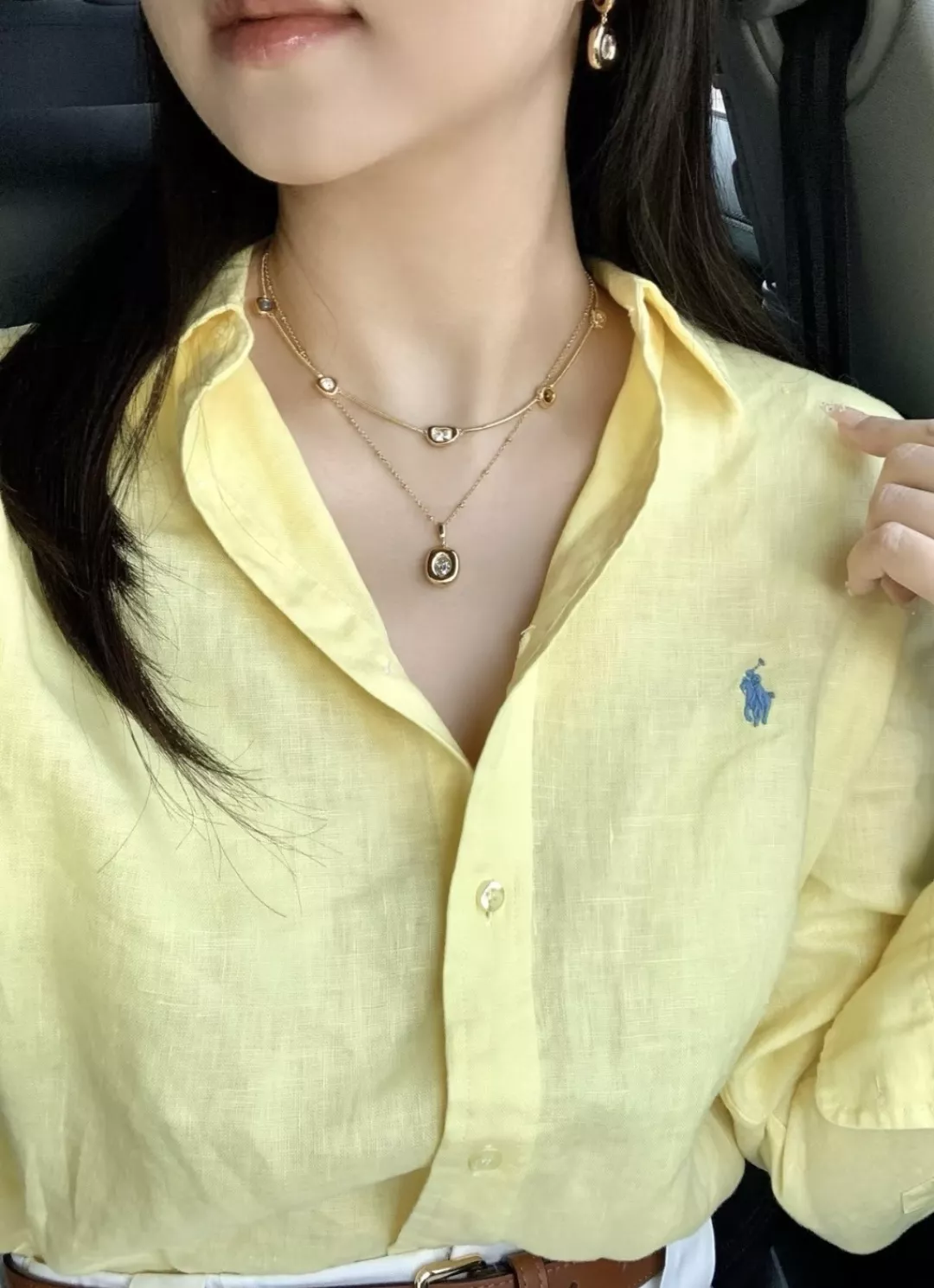 해팡 미니멀 드롭 이어 액세서리 상세 이미지 13