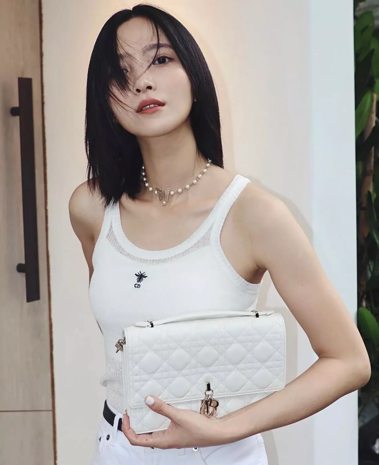 디올 버터플라이 진주 초커 상세 이미지 12