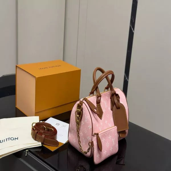 루이비통 스피디 25 핑크 모노그램 백