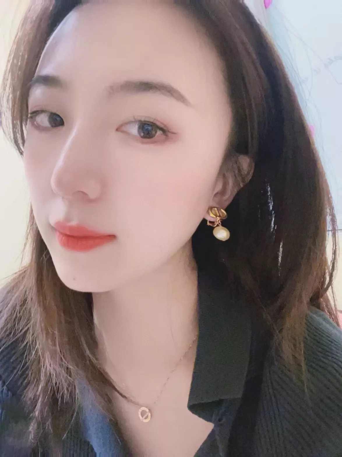 디올 CD 진주 장식 이어 액세서리 상세 이미지 20