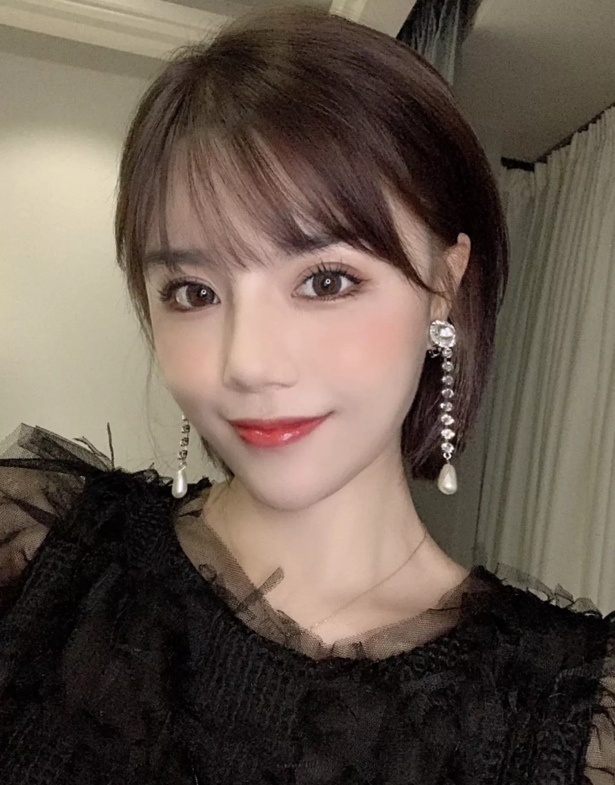 미우미우 진주 크리스탈 이어클립 상세 이미지 13