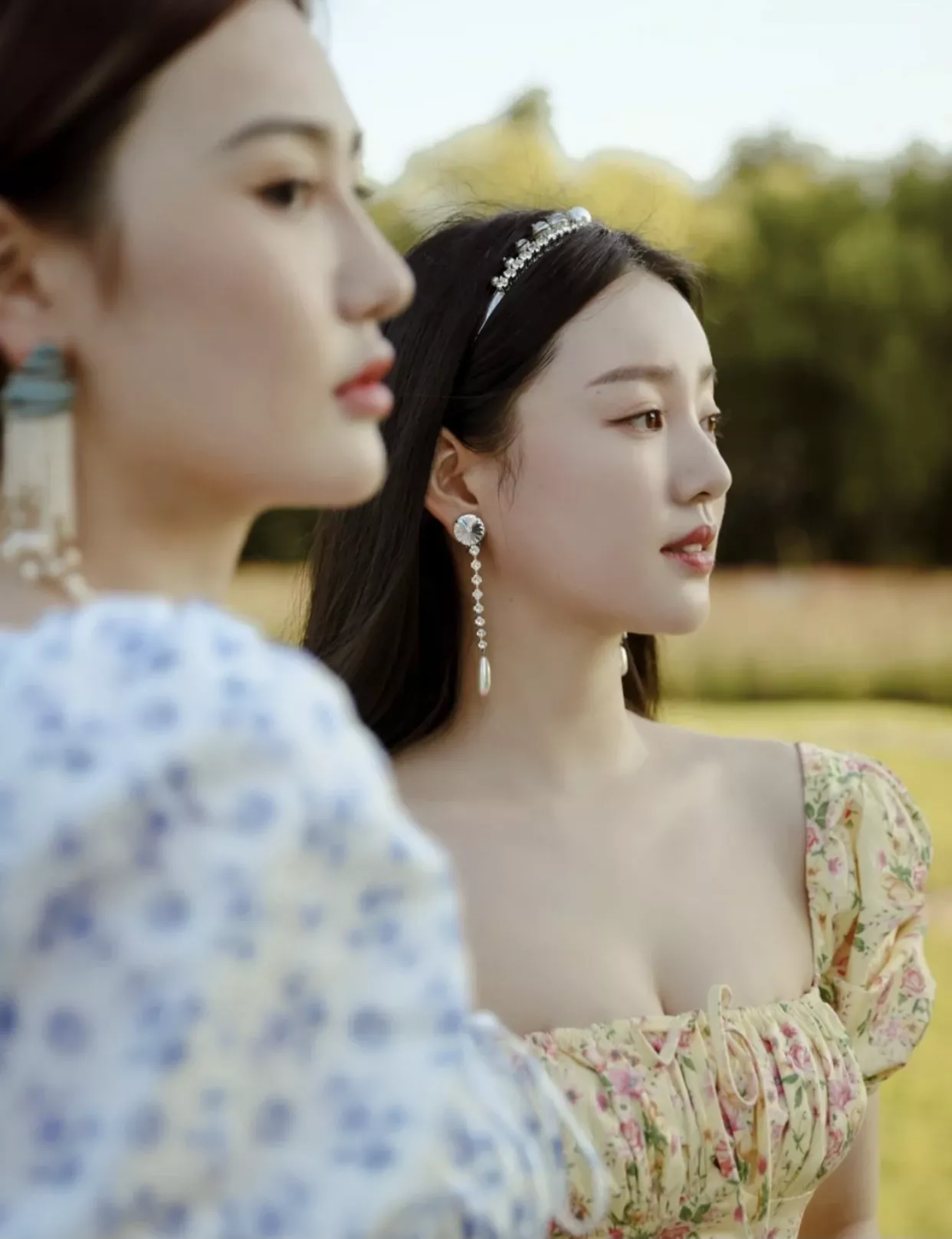 미우미우 진주 크리스탈 이어클립 상세 이미지 28