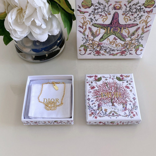 디올 CD 클로버 체인 주얼리