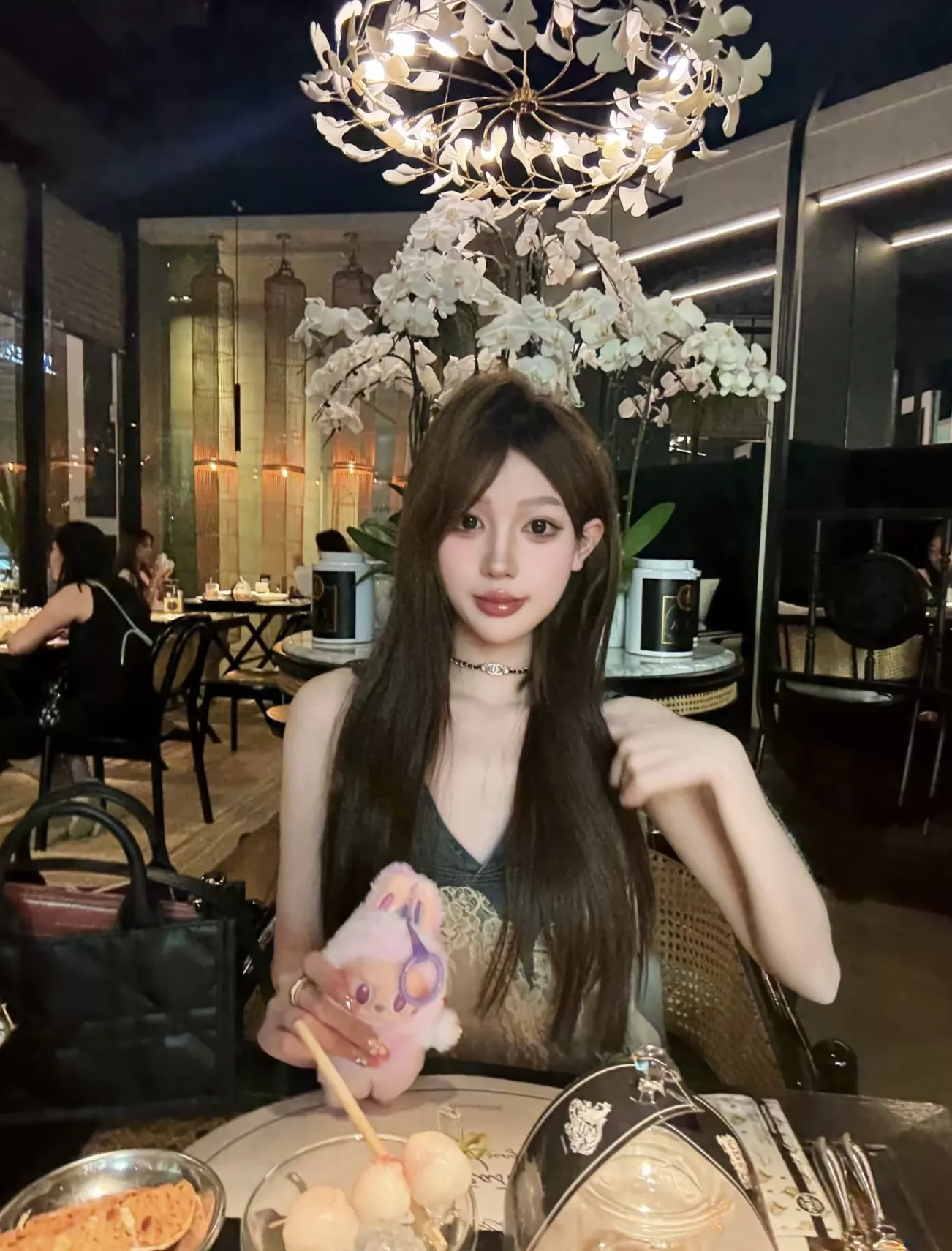 샤넬 별 장식 가죽 체인 초커 상세 이미지 15