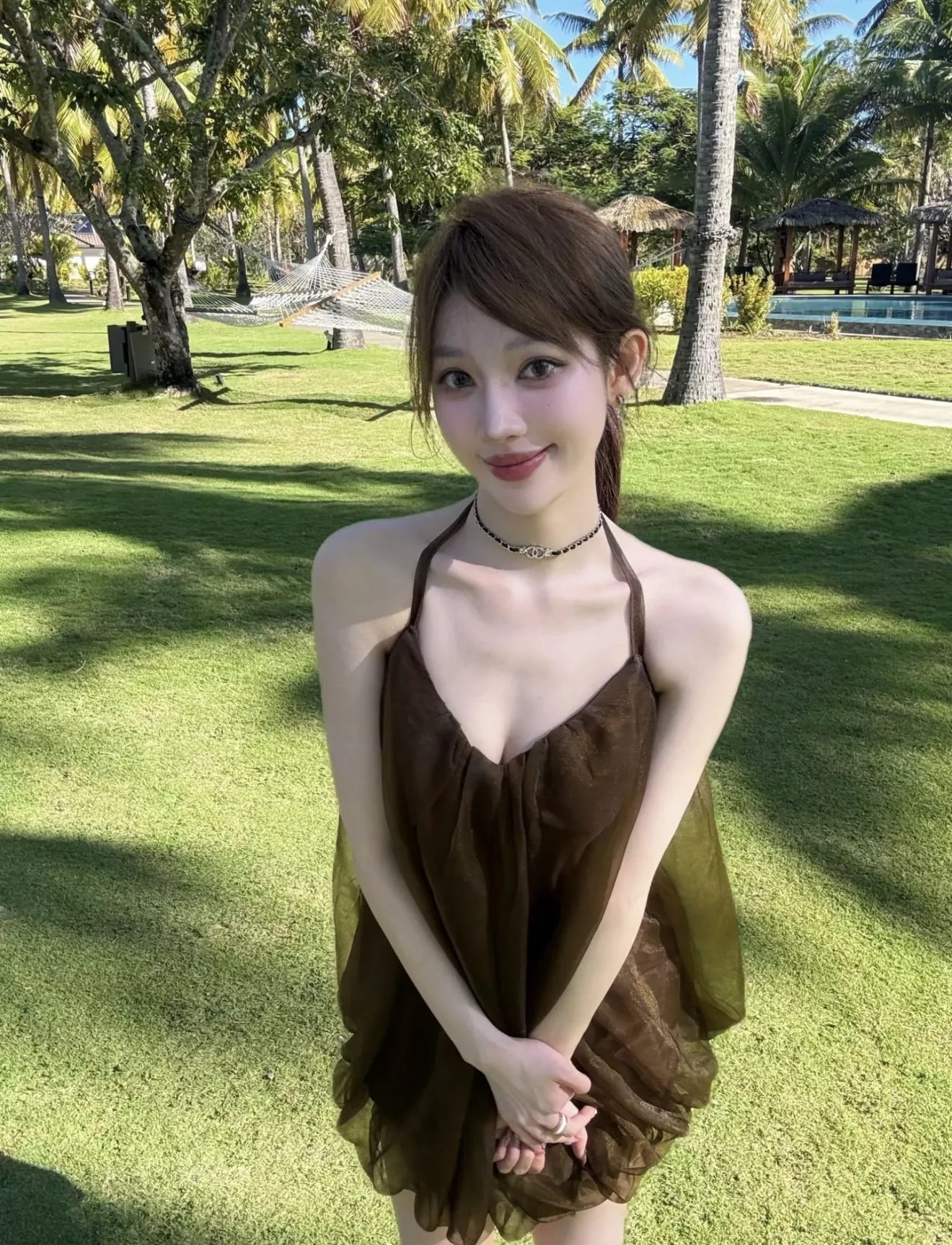 샤넬 별 장식 가죽 체인 초커 상세 이미지 20