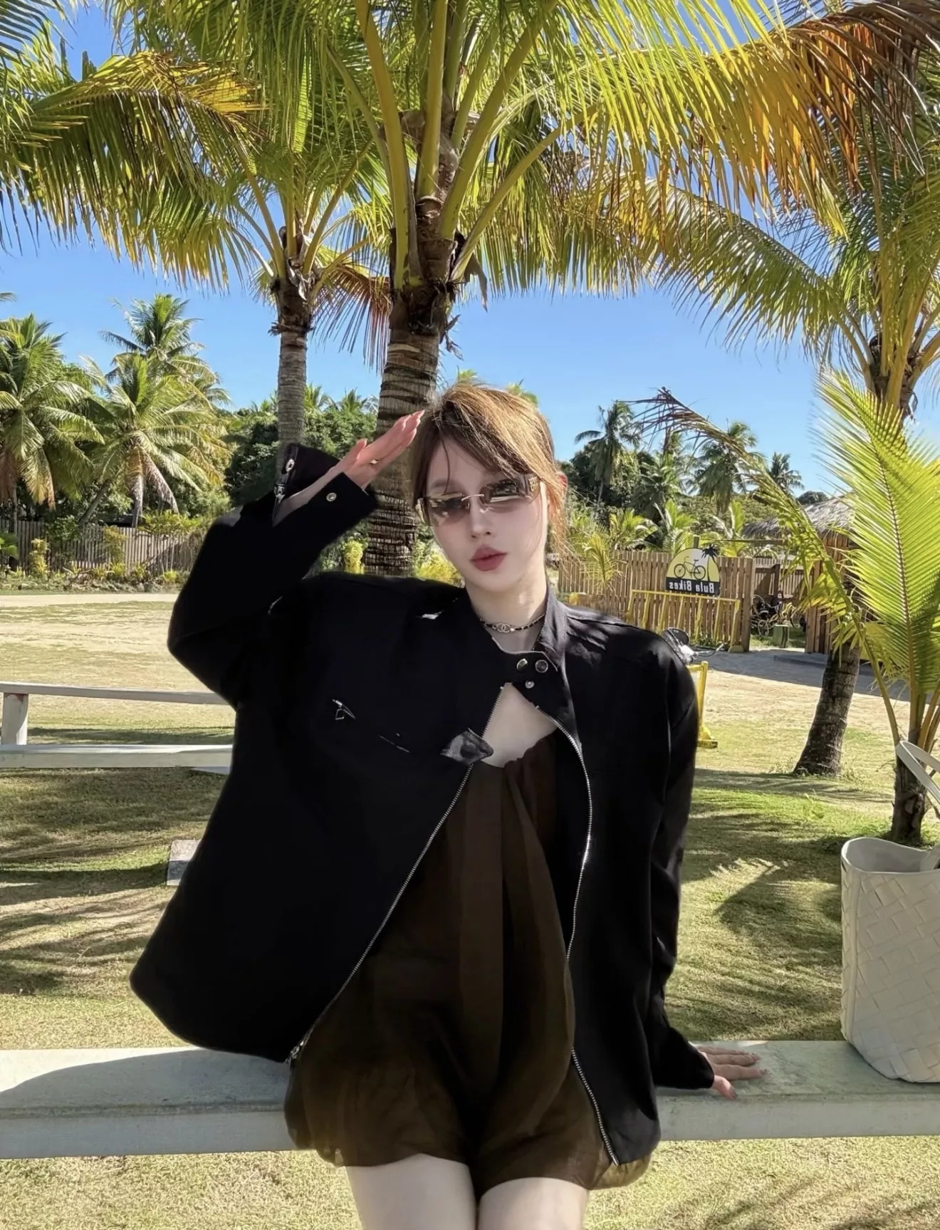 샤넬 별 장식 가죽 체인 초커 상세 이미지 18