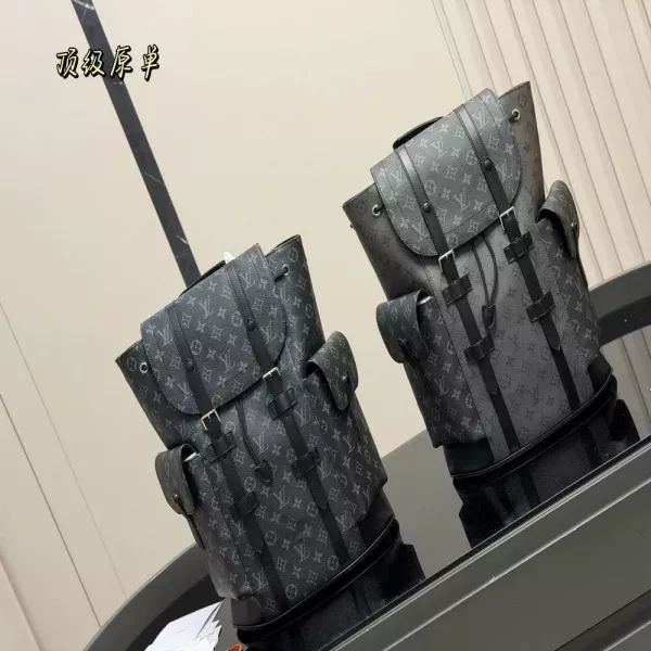 루이비통 모노그램 캔버스 더블 스트랩 백