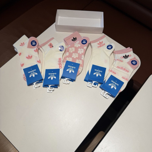 아디다스 로고 코튼 롱삭스