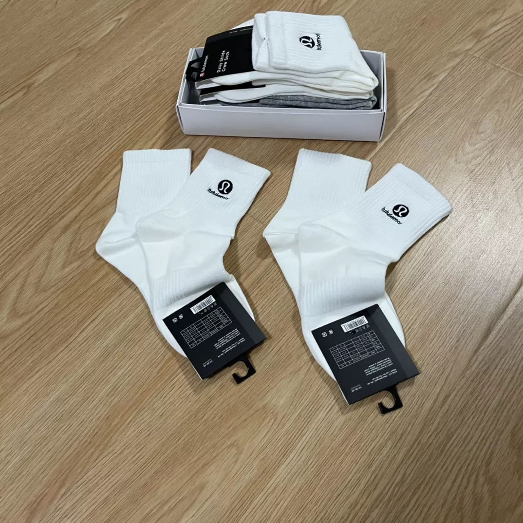 룰루레몬 로고 자수 포인트 커플 삭스 세트 상세 이미지 7
