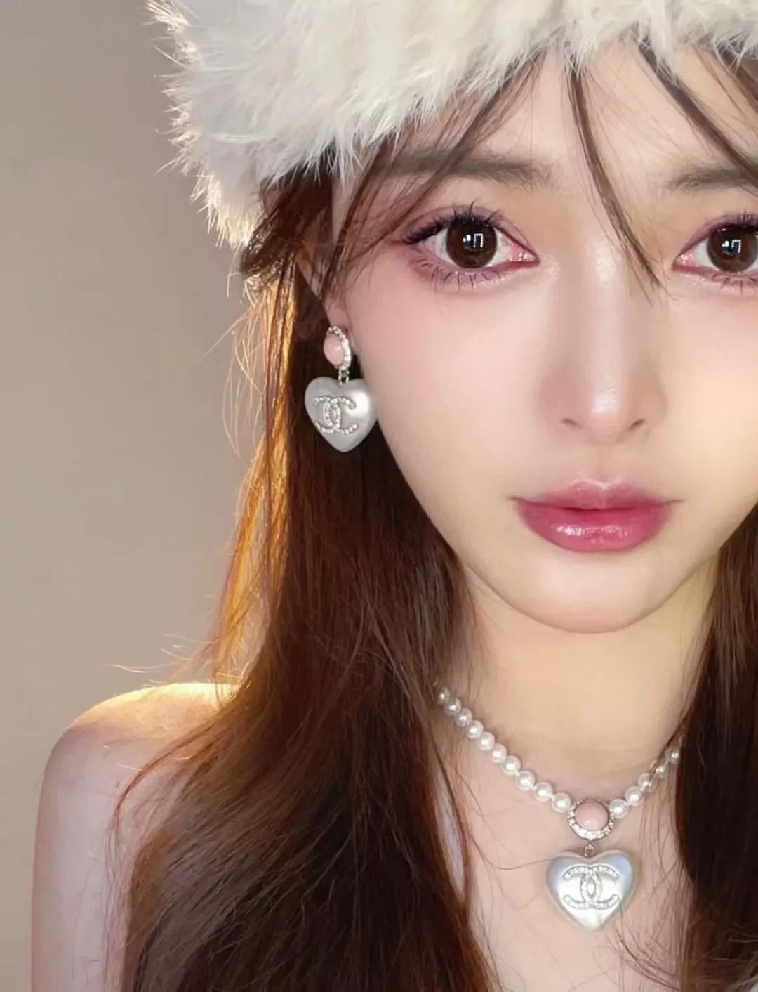 샤넬 하트 진주 이어링 상세 이미지 23