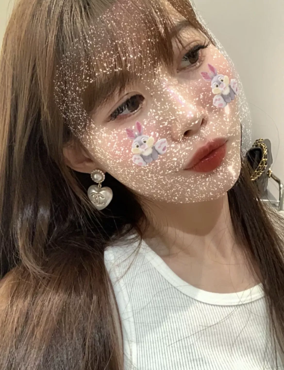 샤넬 하트 진주 이어링 상세 이미지 32