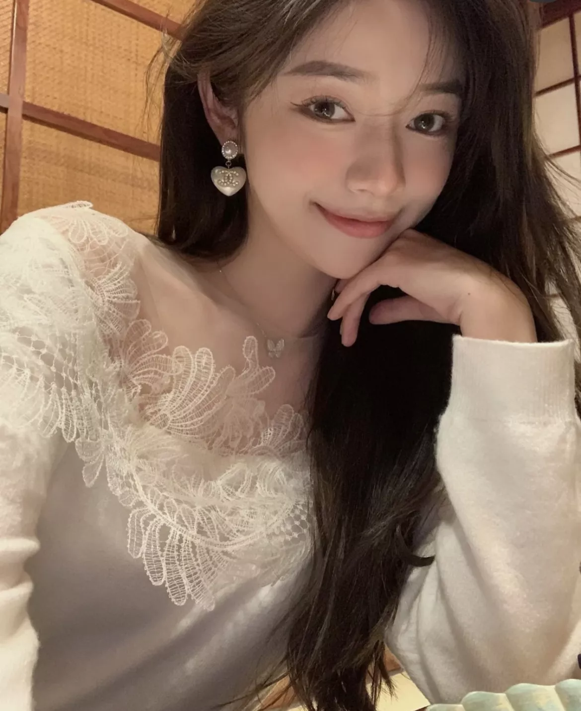샤넬 하트 진주 이어링 상세 이미지 19