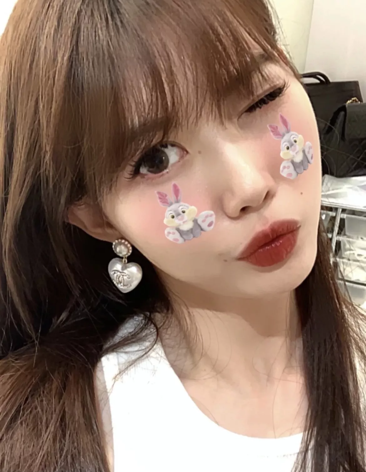 샤넬 하트 진주 이어링 상세 이미지 31