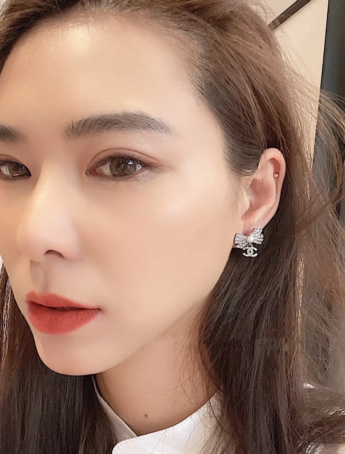 샤넬 리본 드롭 더블씨 이어링 상세 이미지 24