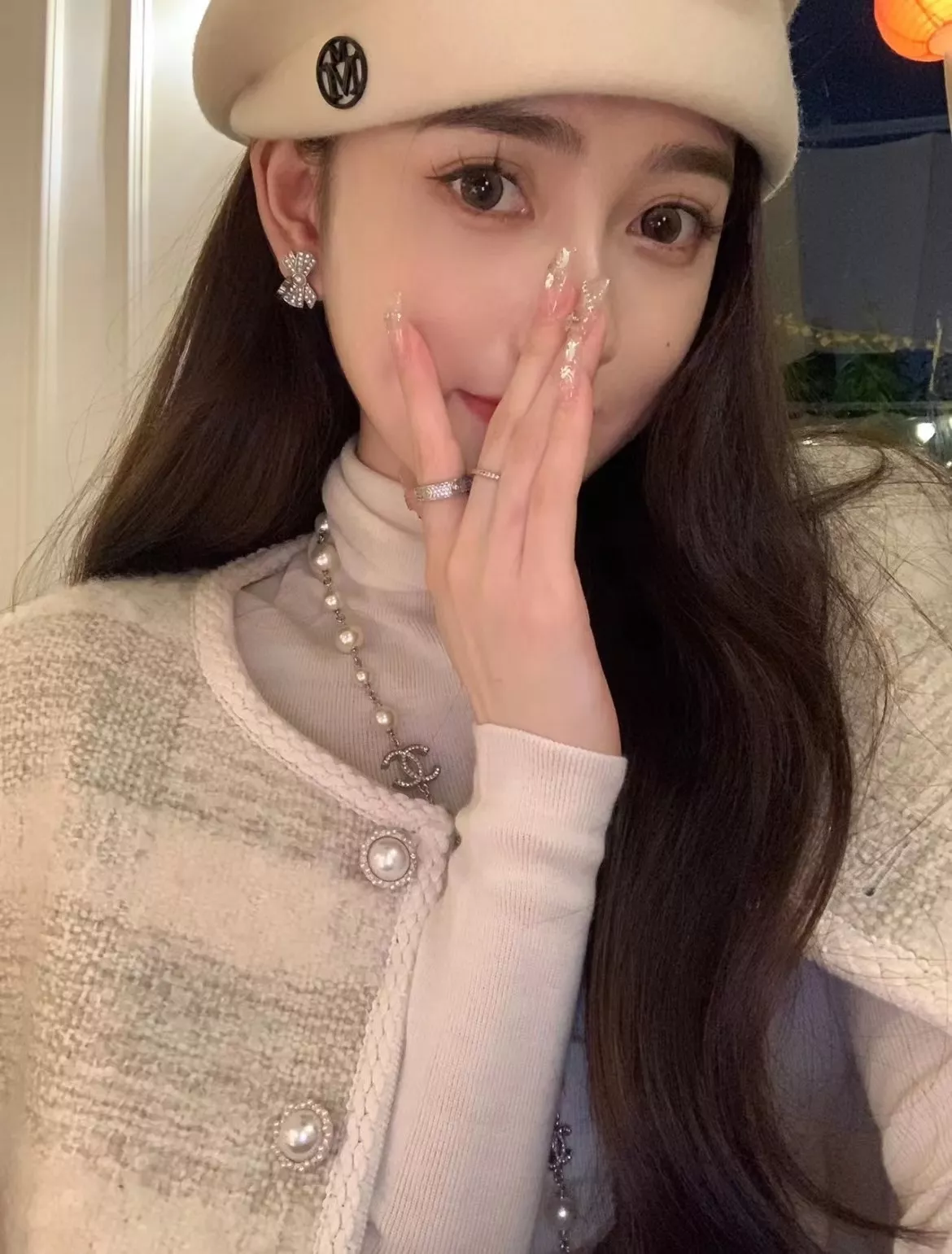 샤넬 리본 드롭 더블씨 이어링 상세 이미지 28