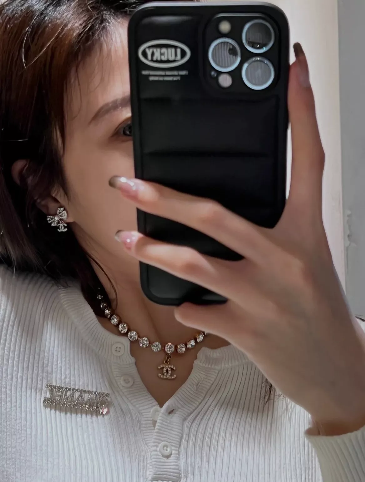 샤넬 리본 드롭 더블씨 이어링 상세 이미지 27