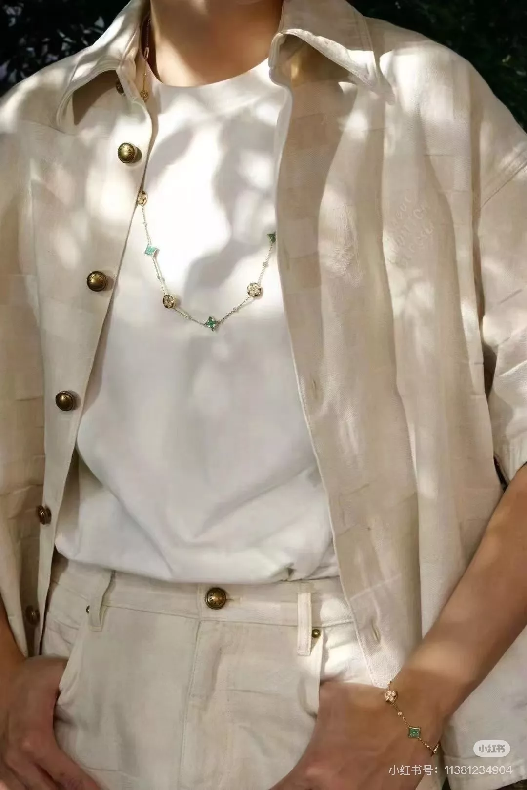 루이비통 우아한 체인 네크리스 상세 이미지 11