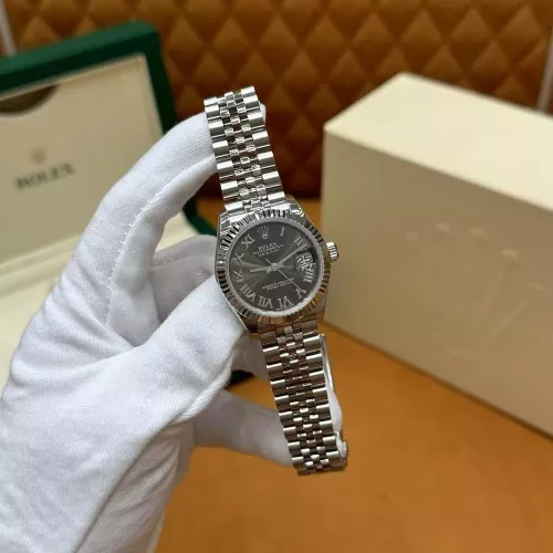 롤렉스 다이얼 포인트 메탈 손목시계