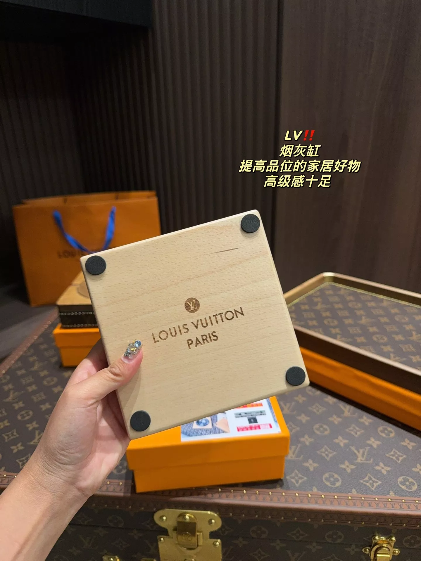 루이비통 화이트 스틸 재떨이 상세 이미지 4