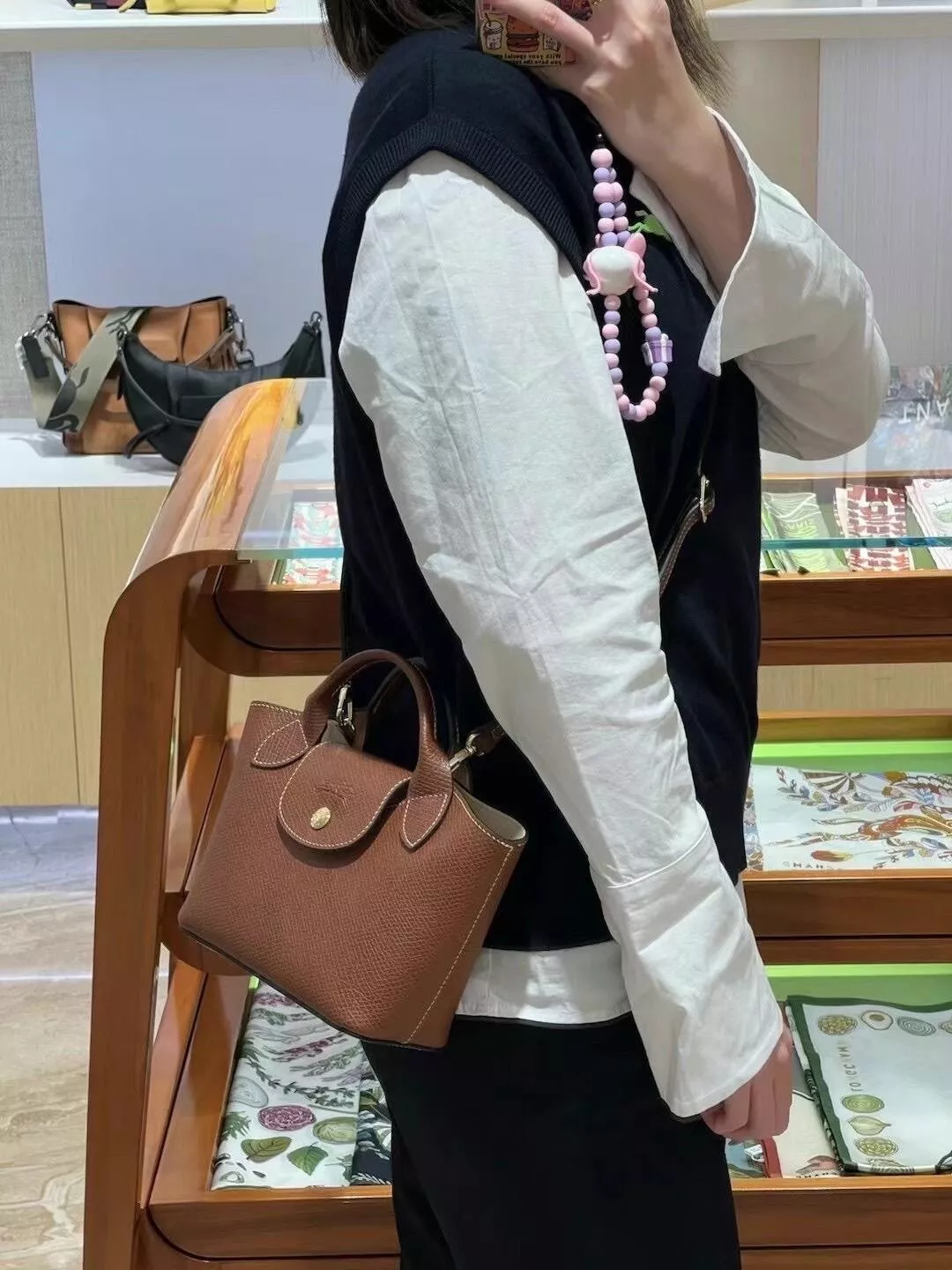 롱샴 에퓌르 시리즈 미니 가죽 백 상세 이미지 70