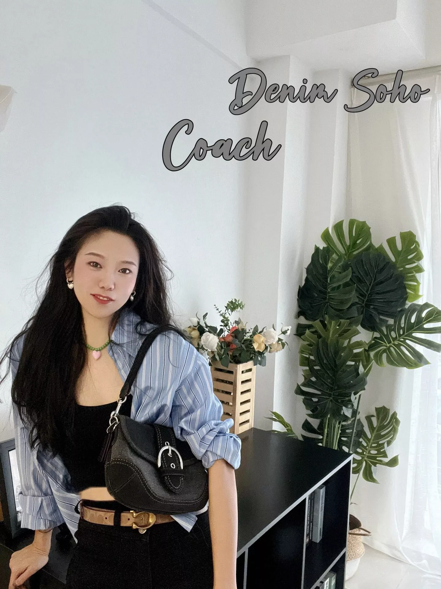코치 빈티지 무드 플랩 겨드랑이백 상세 이미지 54