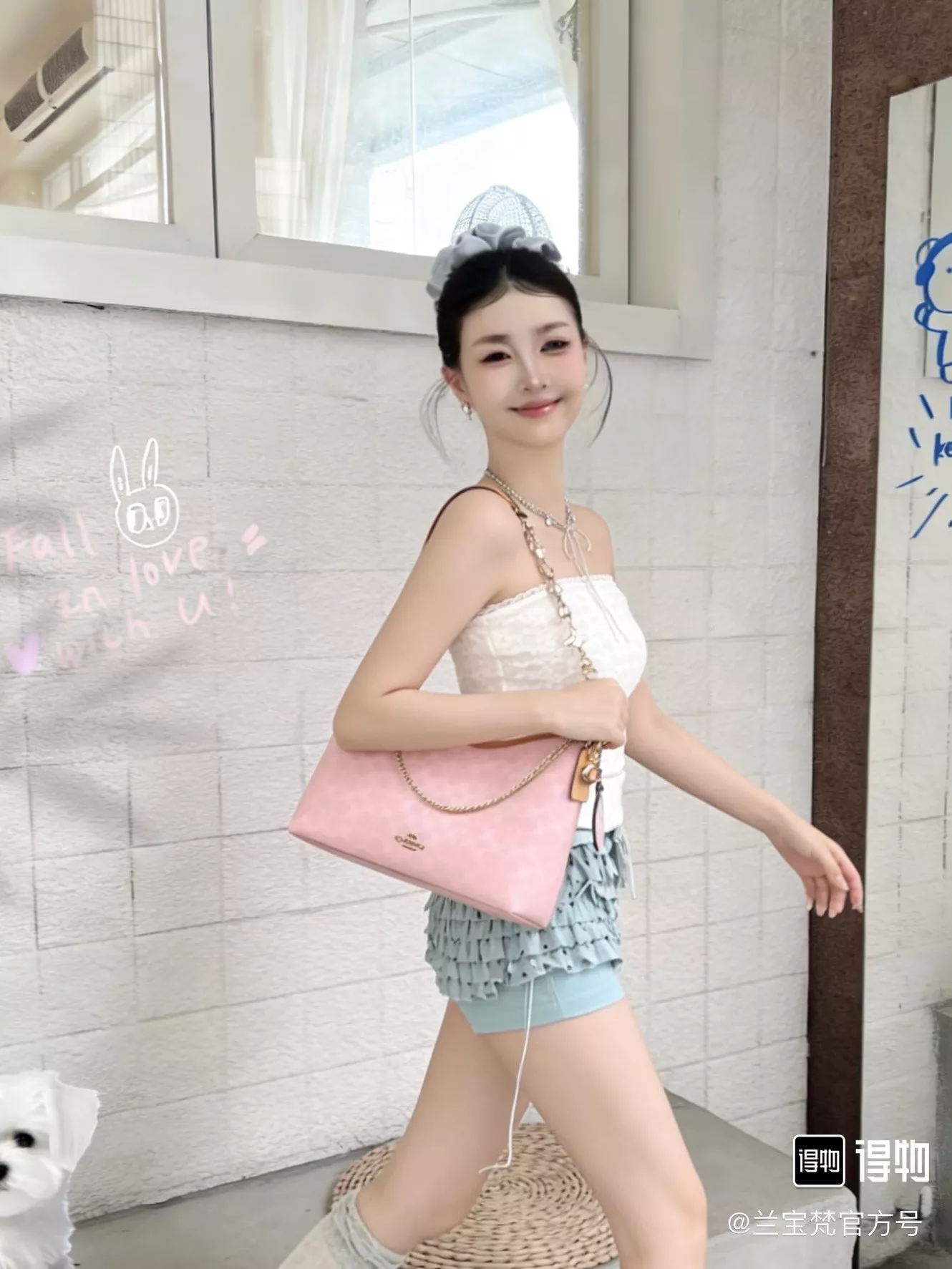 코치 로럴 31 월형 숄더 가방 상세 이미지 60