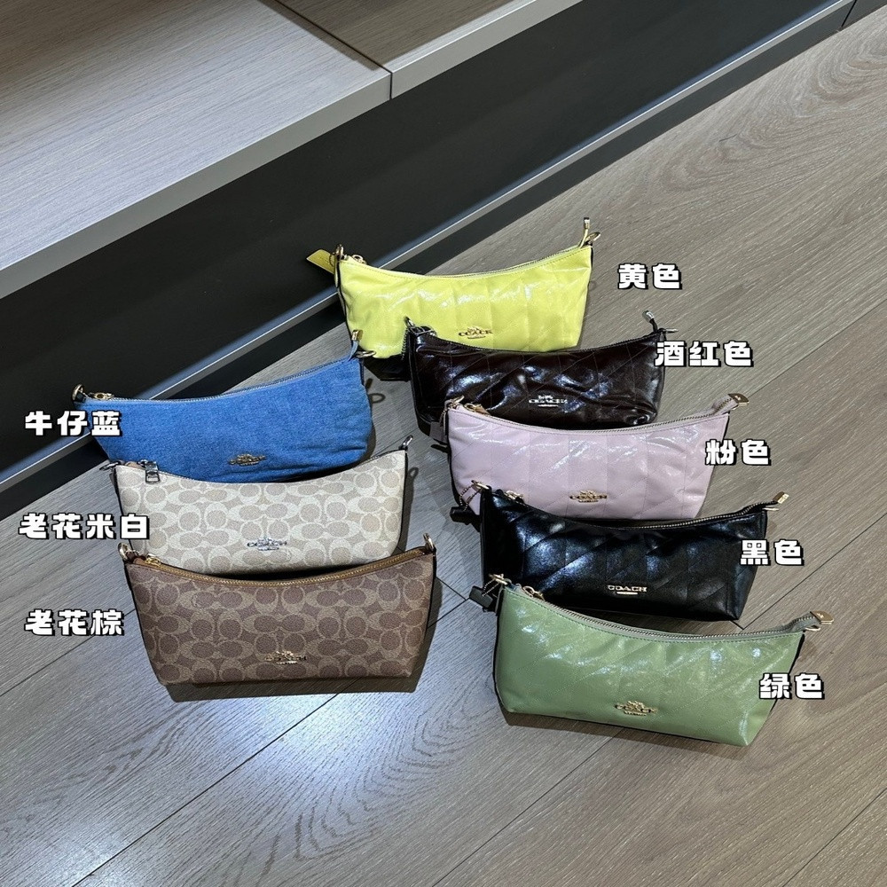 코치 케이틀린 체인 겨드랑이 숄더백