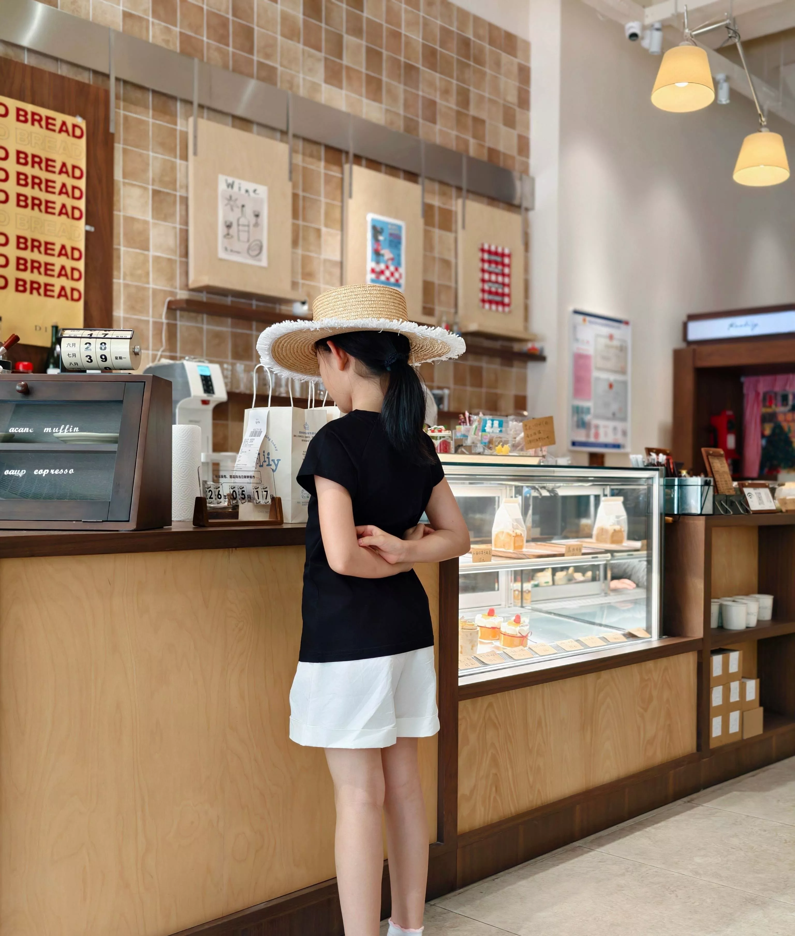 봉쁘앙 체리 포인트 반팔 상하 세트 상세 이미지 8