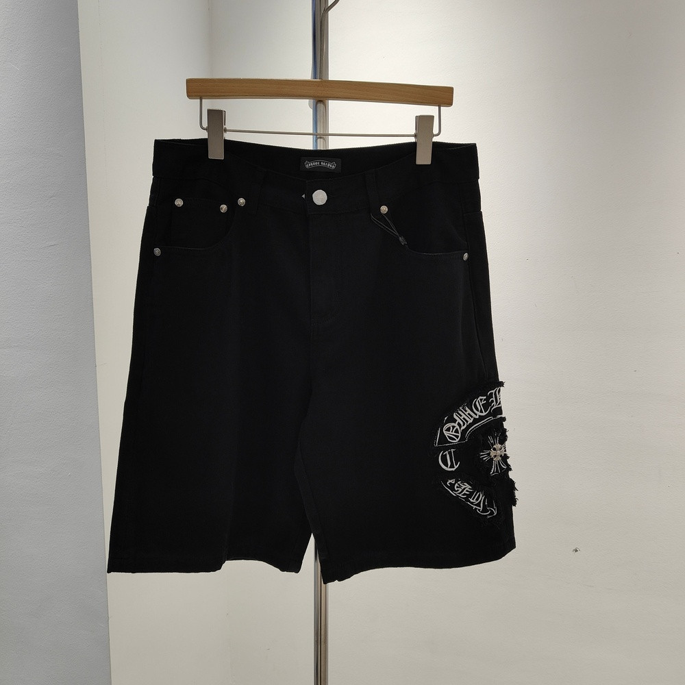크롬하츠 워싱 데님 버뮤다 쇼츠
