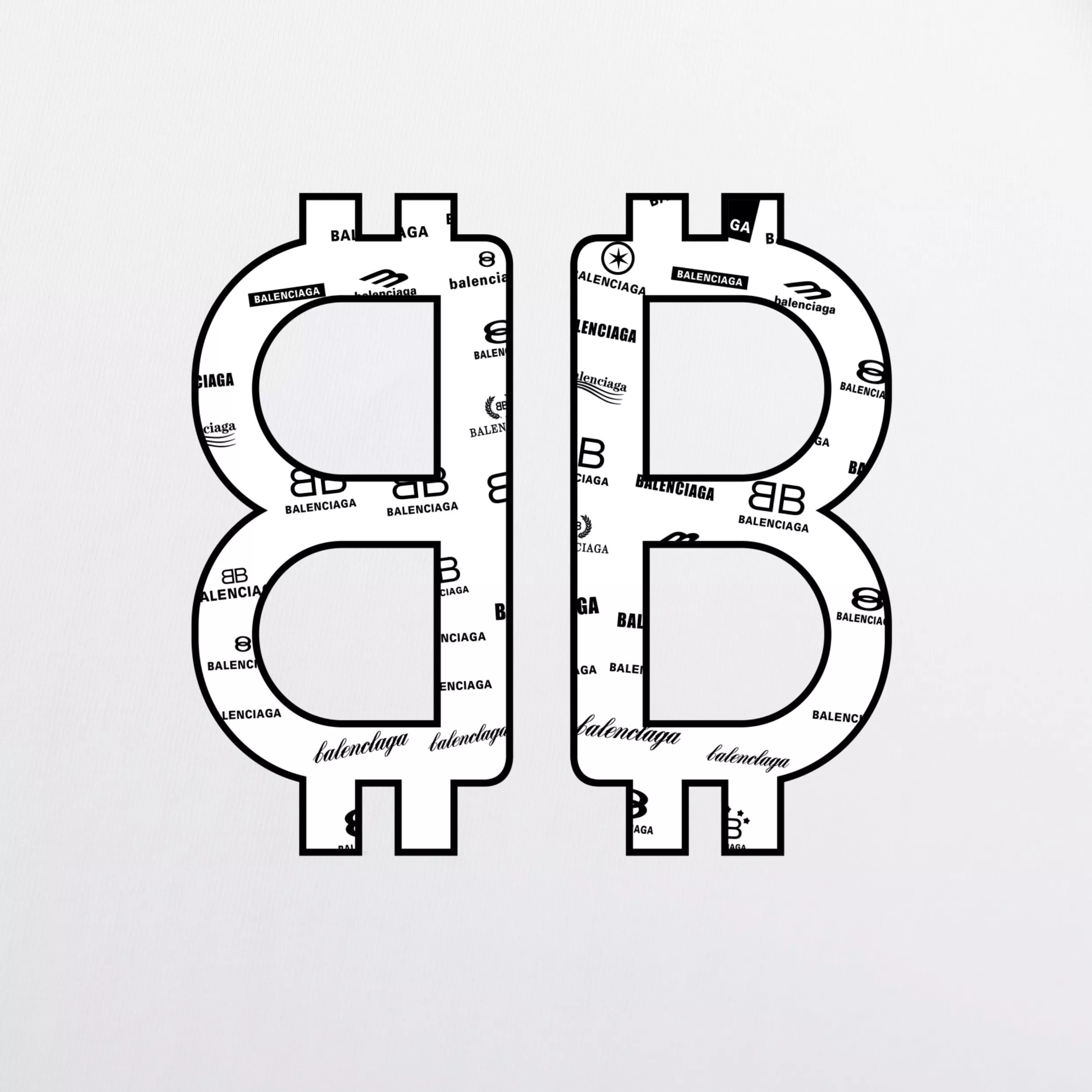 발렌시아가 프린트 코튼 반팔 상의 상세 이미지 8