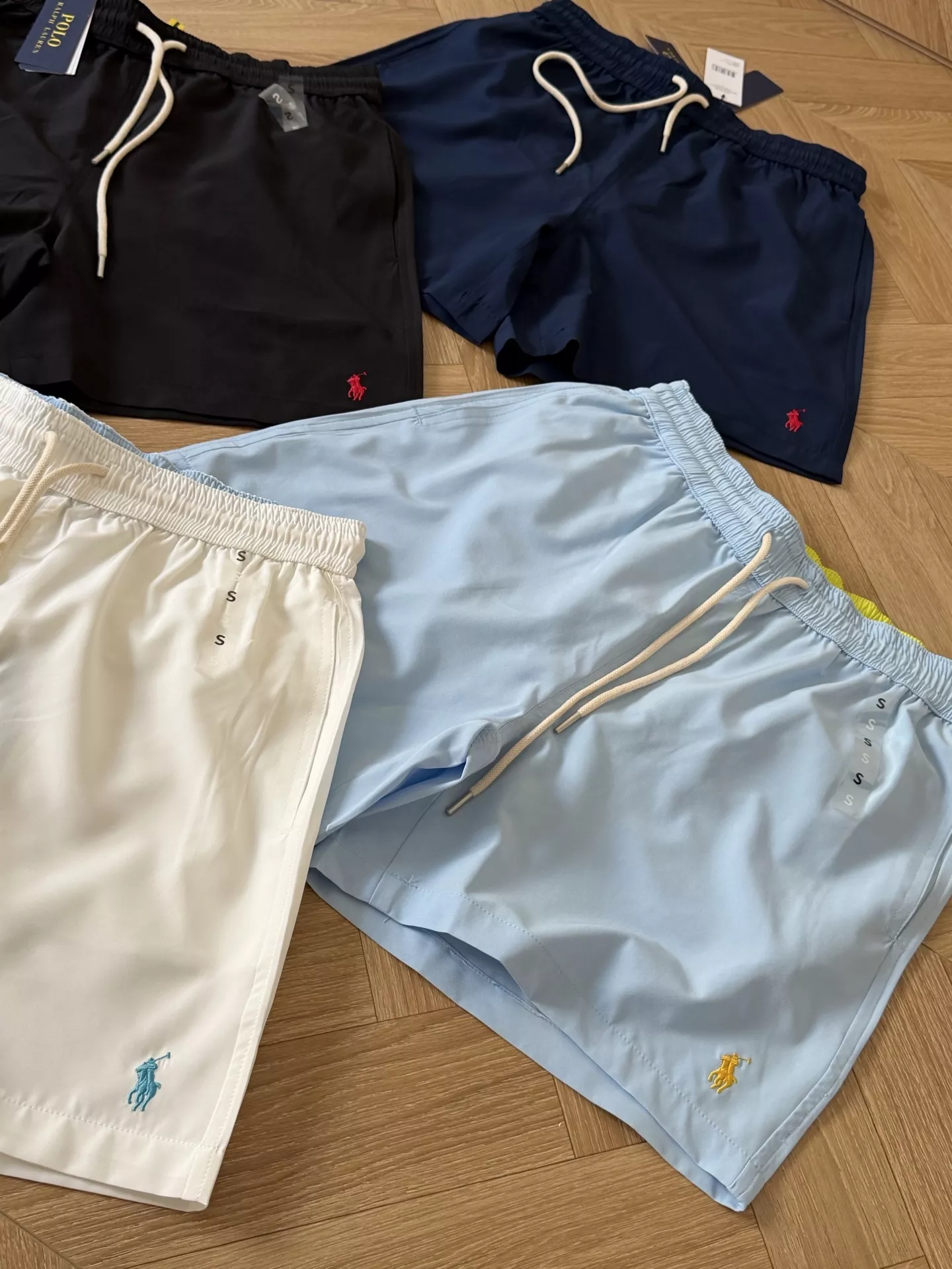 랄프로렌 트래블러 자수 로고 비치 쇼츠 상세 이미지 7