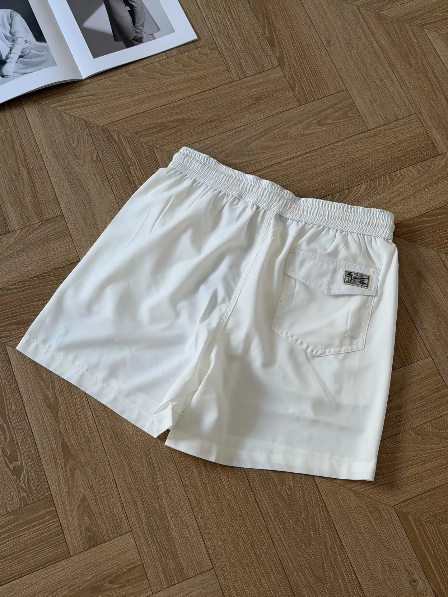 랄프로렌 트래블러 자수 로고 비치 쇼츠 상세 이미지 6