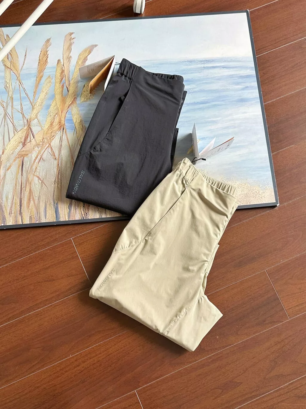 살로몬 아웃도어 경량 기능성 팬츠 상세 이미지 4