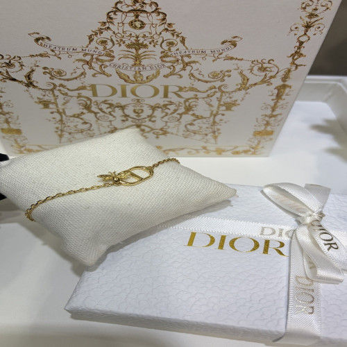 디올 CD 벌 모티브 체인 팔찌