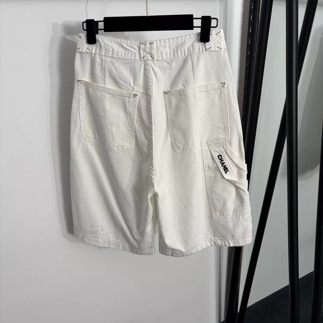 샤넬 무드의 오부 데님 쇼츠 상세 이미지 6