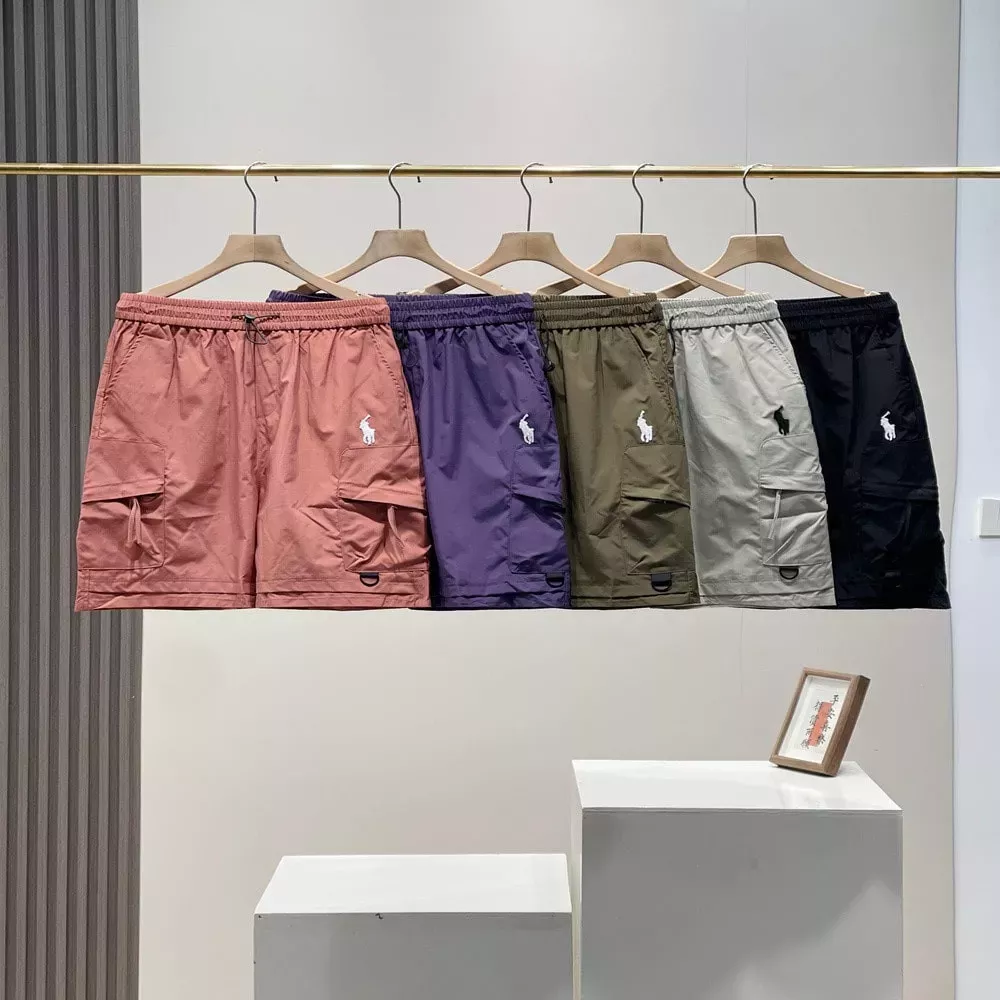 랄프로렌 자수 로고 카고 반바지