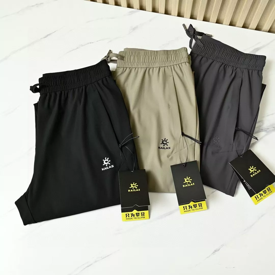 카일라스 아이스 실크 터치 경량 밴딩 팬츠 상세 이미지 5