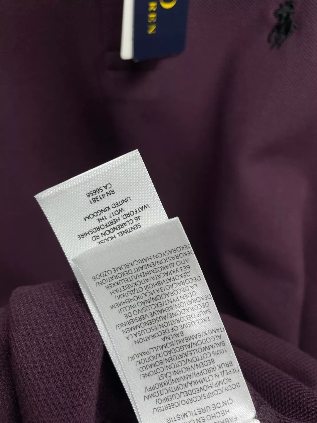 랄프로렌 클래식 자수 반소매 폴로 상의 상세 이미지 6