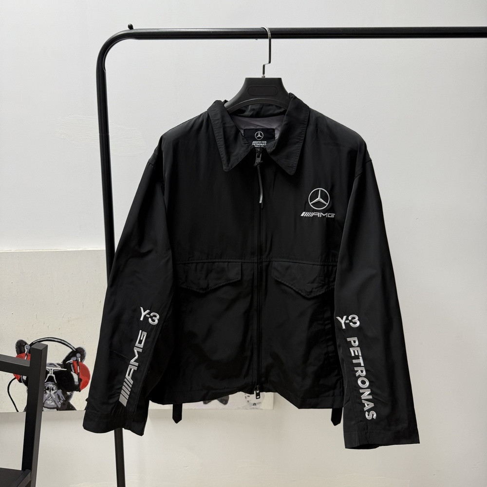 와이쓰리 메르세데스 AMG F1 협업 로고 재킷
