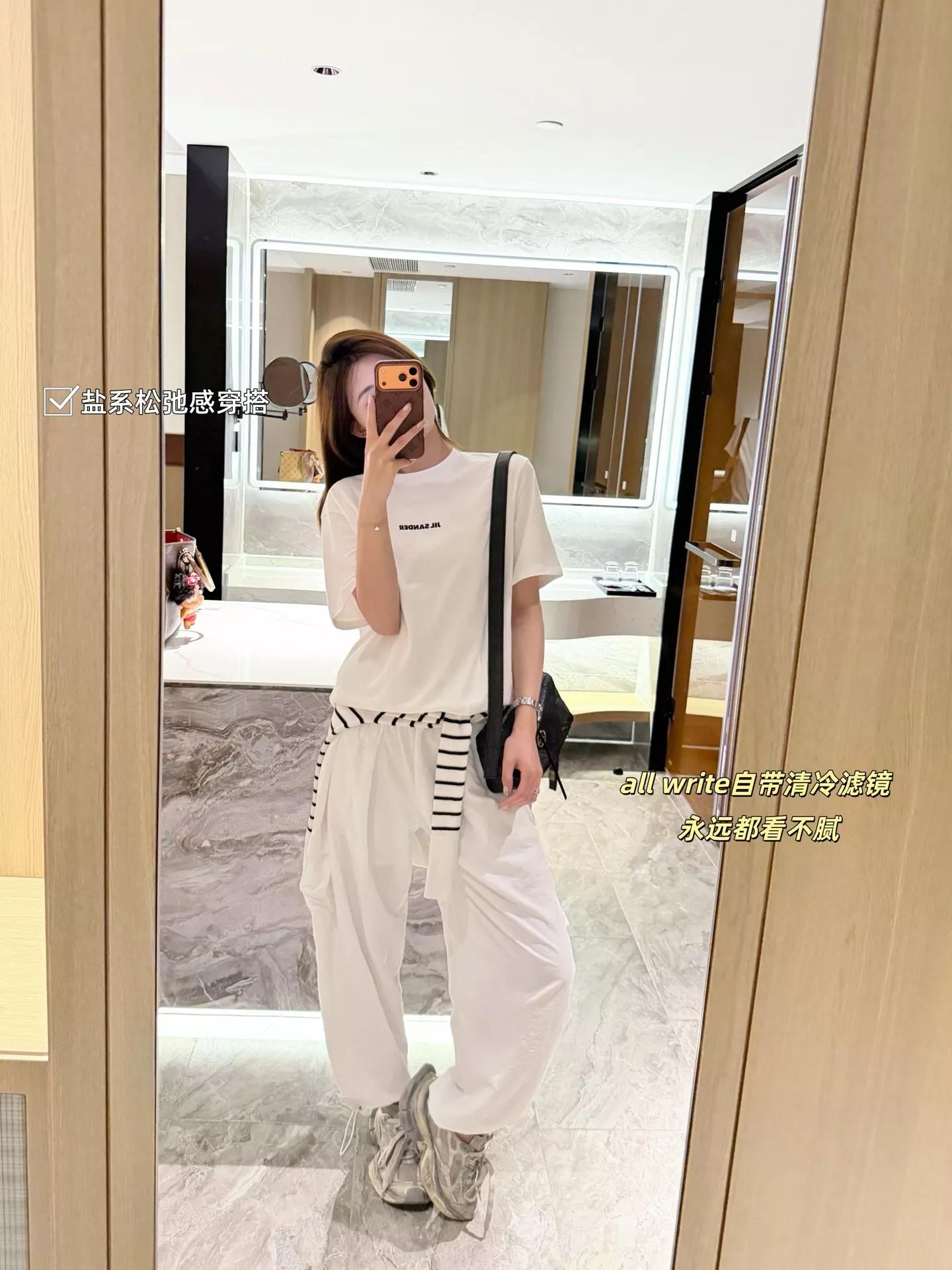 질샌더 레터링 포인트 코튼 티셔츠 상세 이미지 47