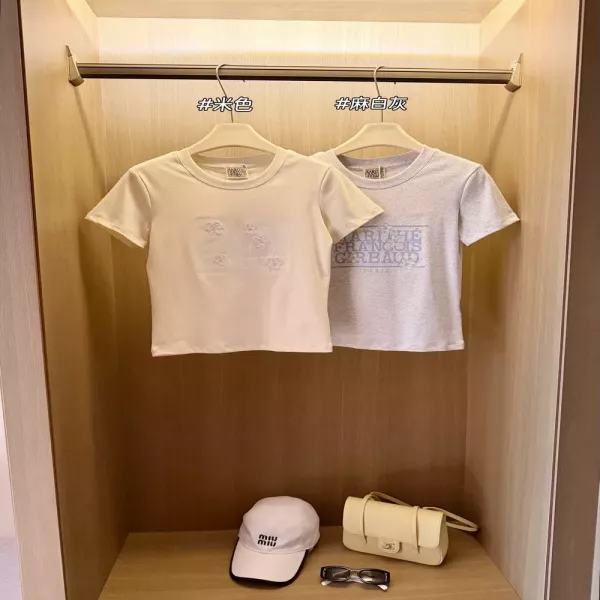 마리떼프랑소와저버 레이스 플라워 자수 포인트 크롭 탑