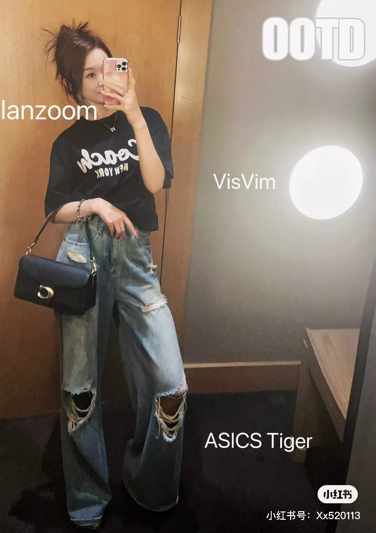 코치 태비 링 장식 더블 스트랩 백 상세 이미지 19