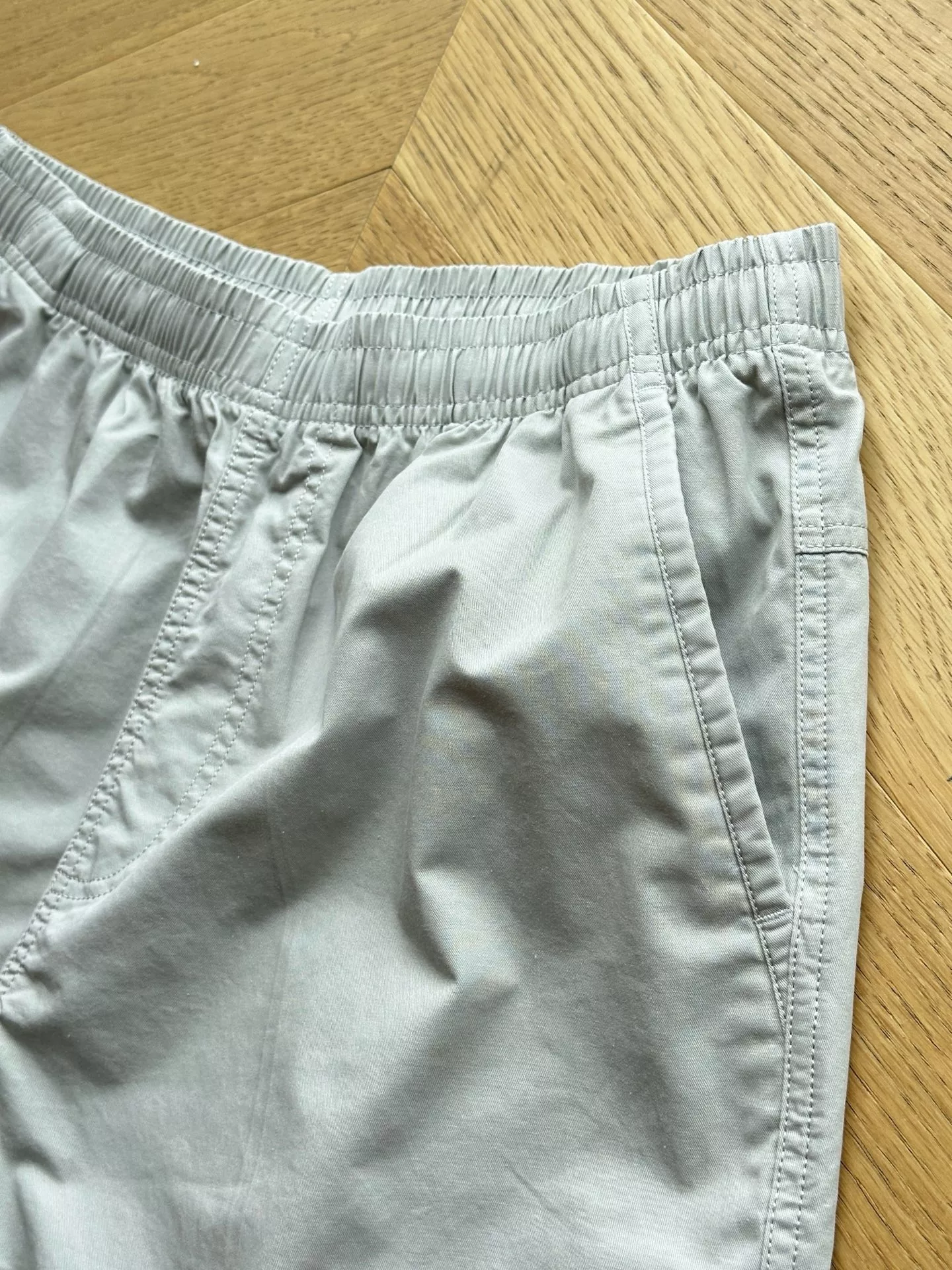 라코스테 악어 로고 자수 캐주얼 반바지 상세 이미지 12