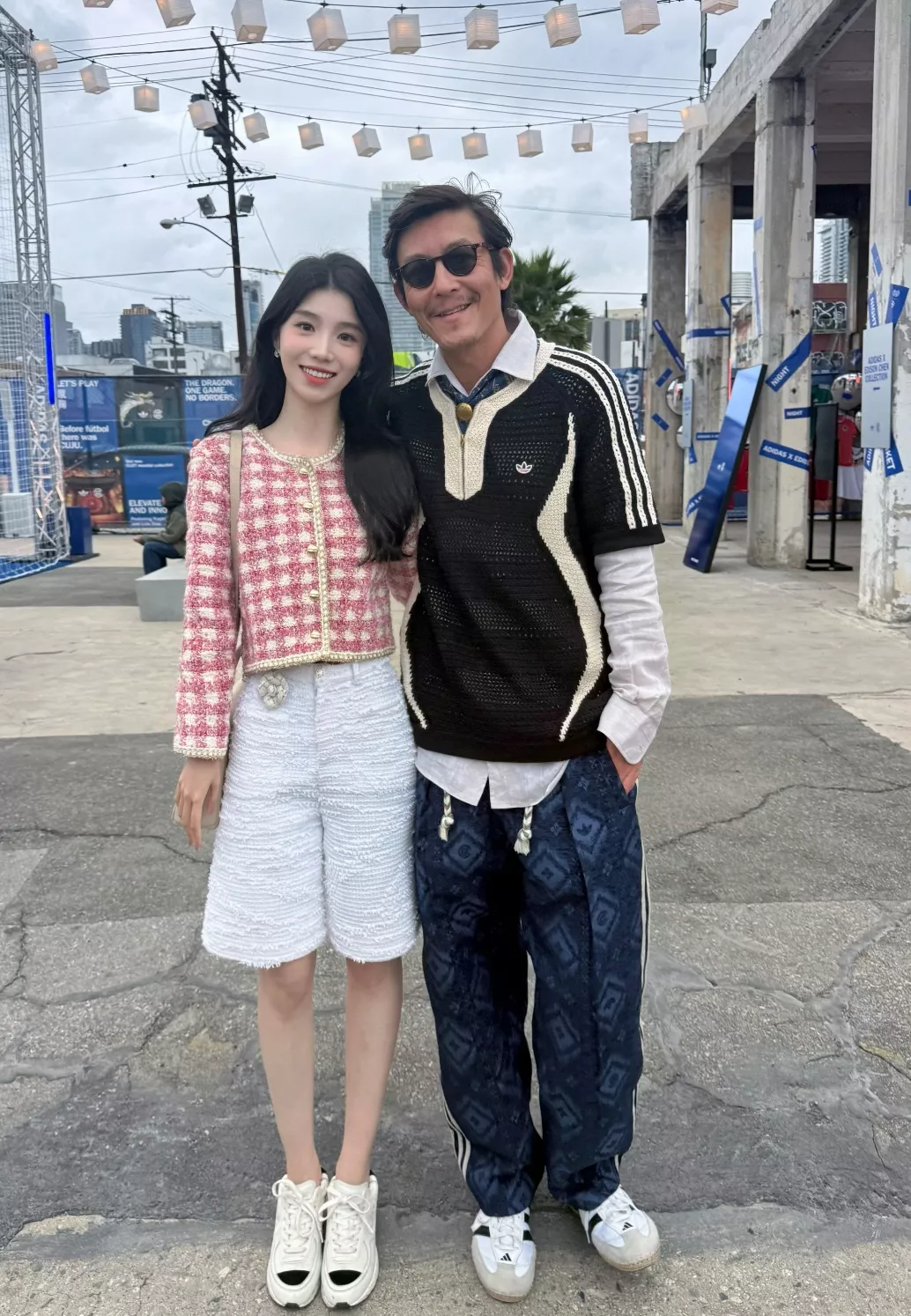 아디다스 클랏 협업 반집업 반소매 니트 탑 상세 이미지 18